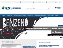 Tablet Screenshot of cntc.com.br