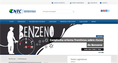 Desktop Screenshot of cntc.org.br